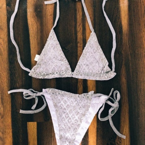 Sequin Silver Bikini - Picture 4 of 5